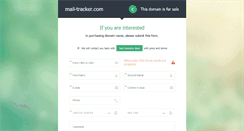 Desktop Screenshot of mail-tracker.com